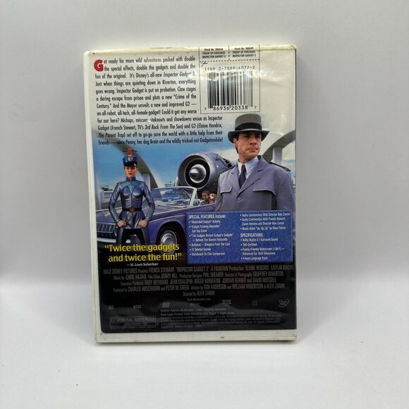 Disney Inspector Gadget 2 2003 French Stewart General Audience Comedy DVD - Picture 3 of 4